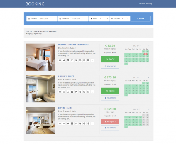 Single Hotel Booking System Software | Online School Manager System Scripts
