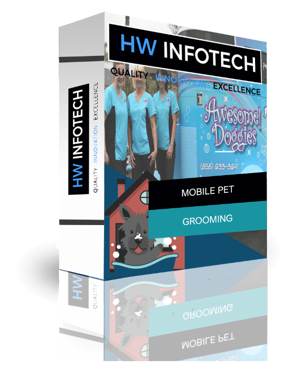 Mobile Pet Grooming web